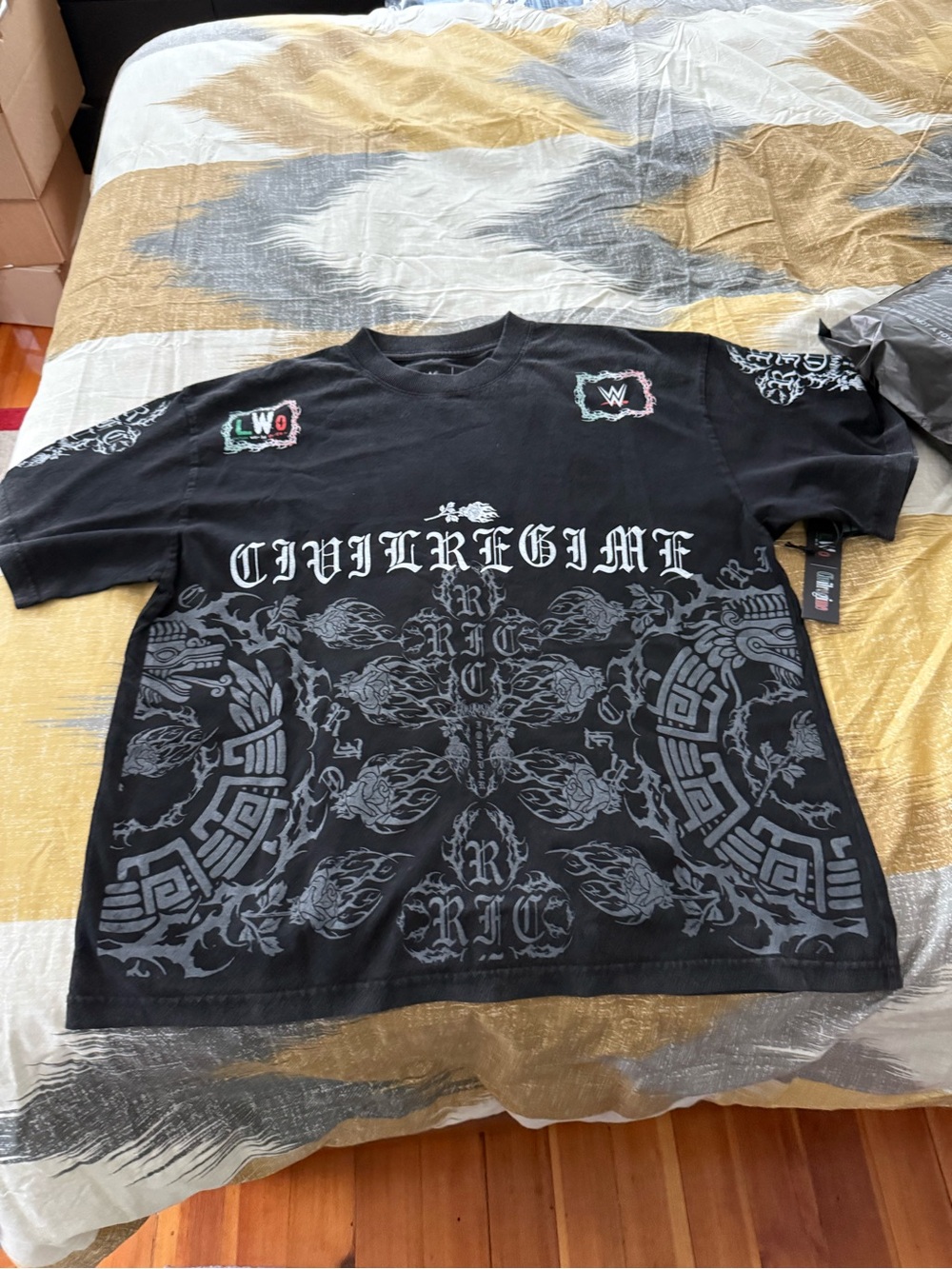 Civil Regime Black Graphic Tee - Men's Shirt